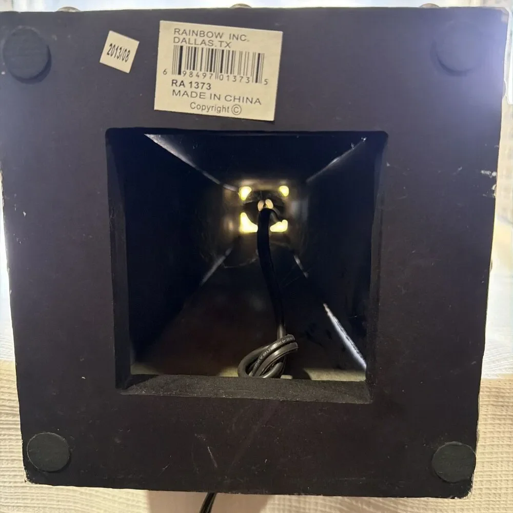 Rainbow Inc. Dallas TX Rustic Western Cross Table Lamp (Model RA1373)